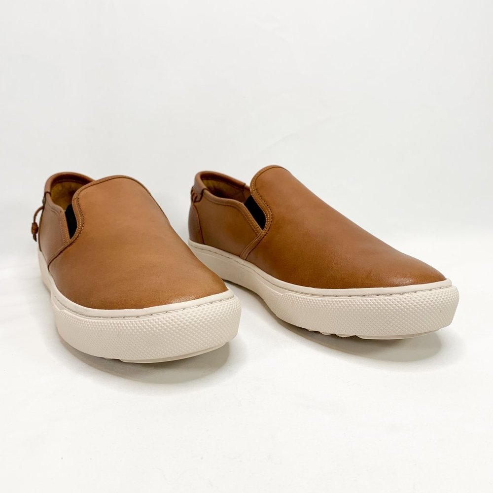 COACH C115 Slip On Sneaker Saddle Brown 10.5 D NEW - Picture 7 of 8